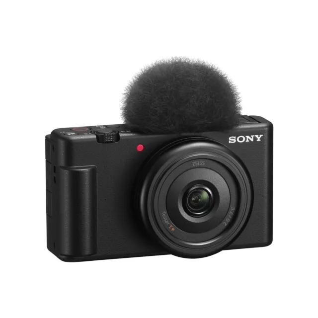 SONY ZV-1F High Performance Compact Vlogging Camera 4K UHD 20.1 MP Black