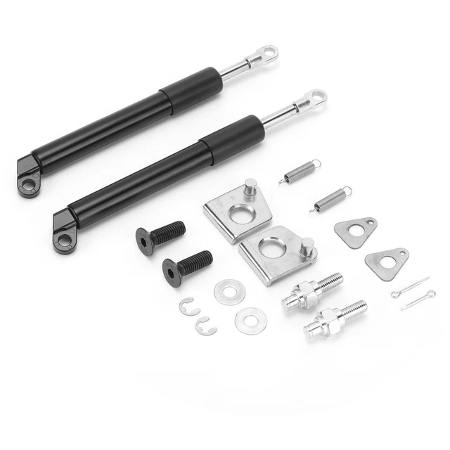 Lot De 2 Supports De Coffre Hydrauliques En Acier Au Carbone Pour Porte
