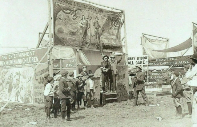 Antique Circus Rattlesnake Joe Photo 982b Oddleys Strange & Bizarre