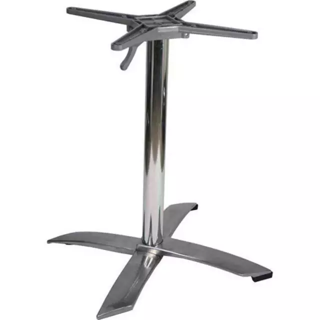 New Dining Table Legs Aluminum Folding Table Base Single Pedestal 720mm Vivi II