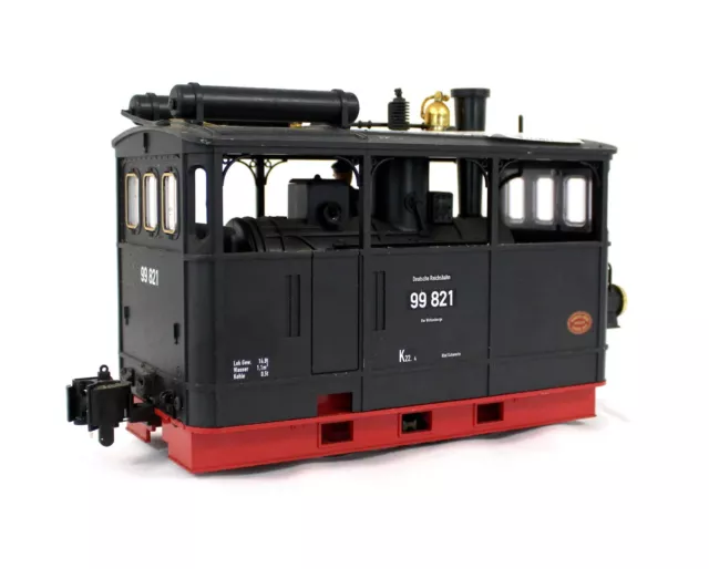 Lgb 'G' Gauge 23500 Dr Black K22 99 821 Steam Tram *Dcc Sound*