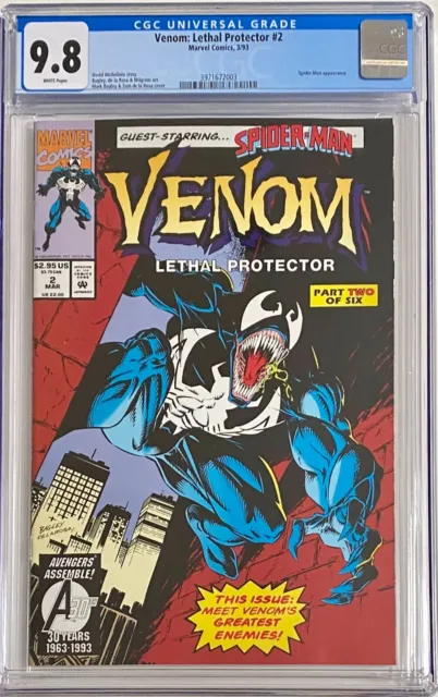 Venom: Tödlicher Schutz #2 - 1993 - CGC 9.8