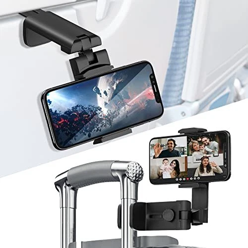 for Universal Airplane Travel Holder Travel Essentials Mount for Desk with Mu...