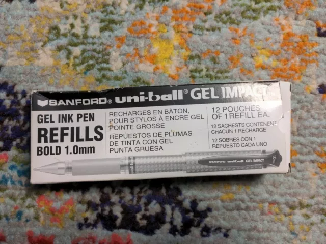 Sanford Uni-Ball Gel Ink Pen Refills - 11 Blue 65804 New sealed