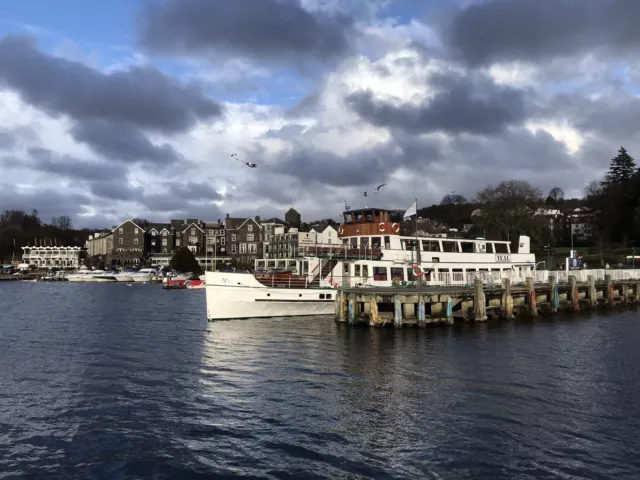 Card: "MV Teal Bowness On Windermere Lake District" #PeterBrighousePhotography