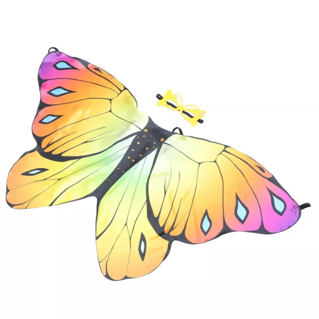 Butterfly Kids Accessory Wings Cape Dress Cartoon