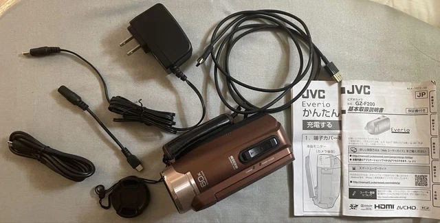 JVC　Everio GZ-F200T JVC KENWOOD Everio GZ-F200-T Camcorder Video Camera 60x Zoom