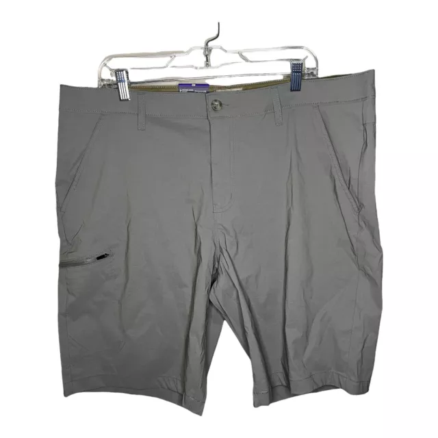 Weatherproof Mens Shorts Performance Stretch Size 40 Gray Pockets Outdoors NWT