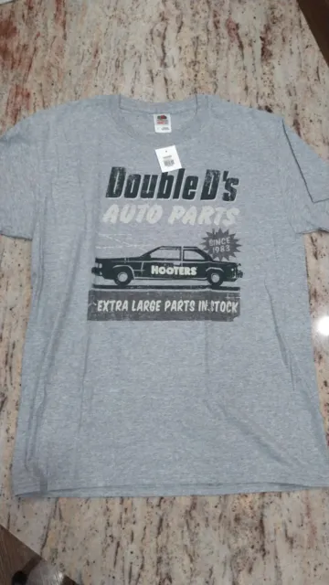 Hooters Double D's Auto Parts T-shirt Mens Large 