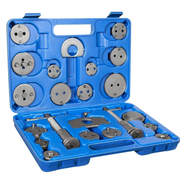 Universal New Brake Caliper Piston Rewind Wind Back Tool Kit 22 Pieces Set UK