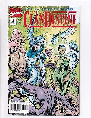 The Clandestine #3 Marvel Comics 1994 Alan Davis Mark Farmer Stan Lee Bag/Board