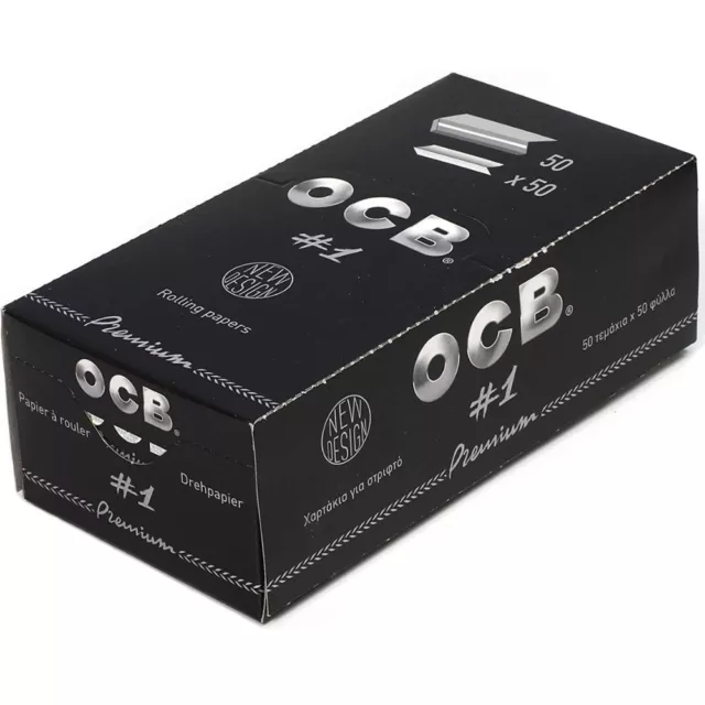 Feuille à Rouler OCB Premium Papier Cigarette 50 Paquets 2500 Feuilles Standards 3