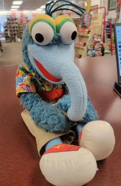 Vintage GONZO MUPPET Plush Jim Henson, Eden w/Hawaiian Shirt