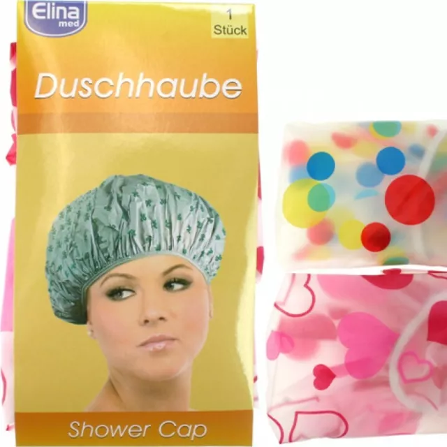 Duschhaube - Badehaube - groß & reißfest! Ideal auch fürs Haarefärben! 2 Motive