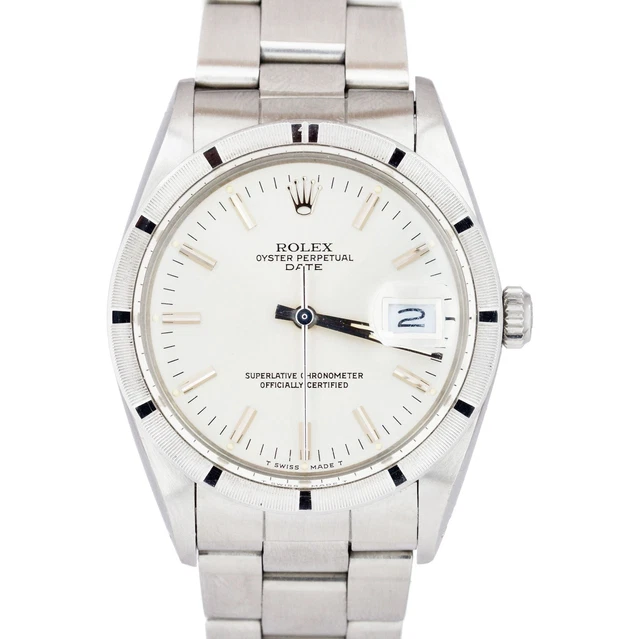 Rolex Oyster Perpetual Date 15010 34mm Stainless Silver Watch DateJust 15000 Rolex Oyster Perpetual Date 15010 34mm Stainless Silver Watch DateJust 15000