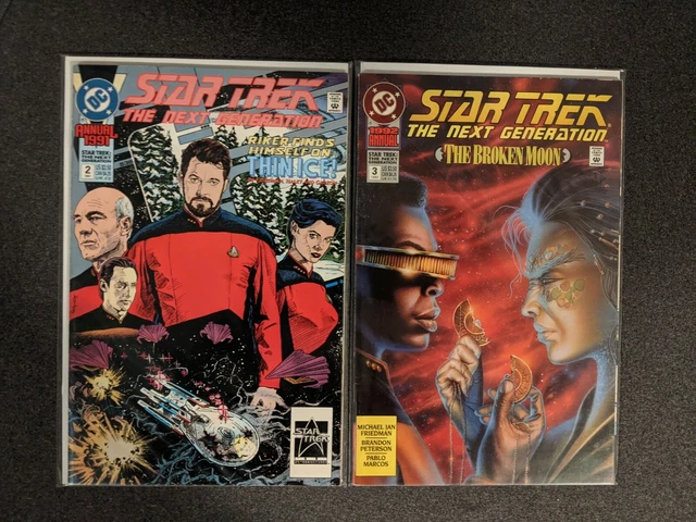 DC Comics Star Trek The Next Generation Annuals 2 And 3 1991 1992
