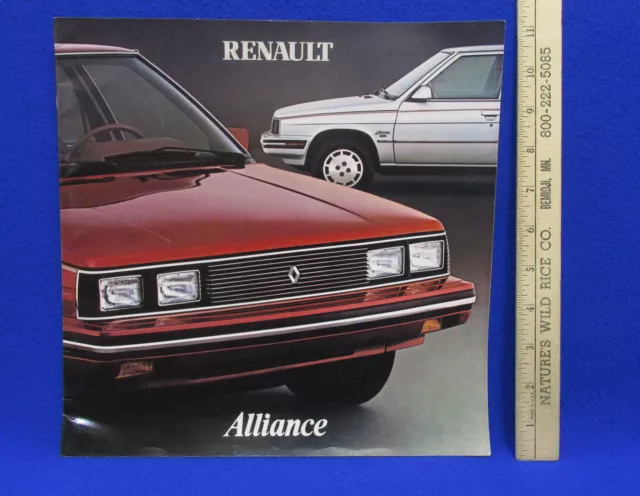 Vintage 1982 AMC Renault Car Dealer Sales Brochure Information Booklet