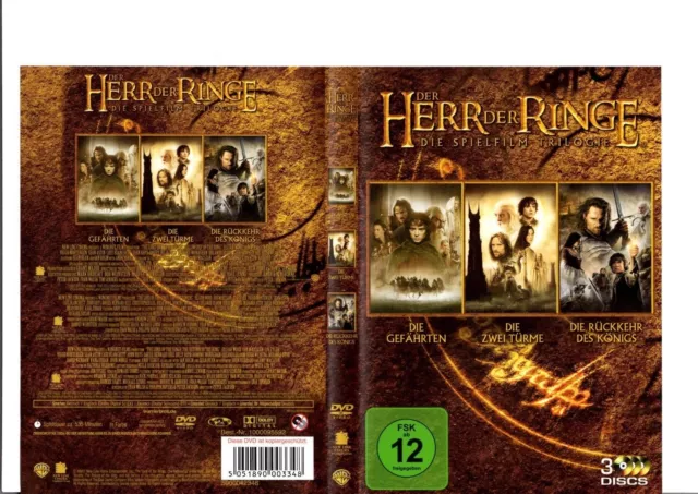 Der Herr der Ringe - Die Spielfilm Trilogie - 3-DVD`s / DVD