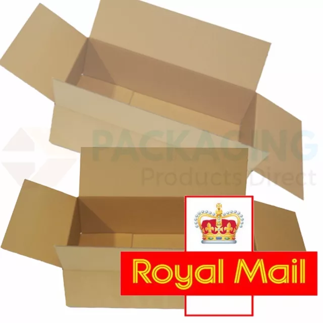 10 x NEW DEEP Max Size Royal Mail Small Parcel Packet Postal Boxes 350x250x160mm