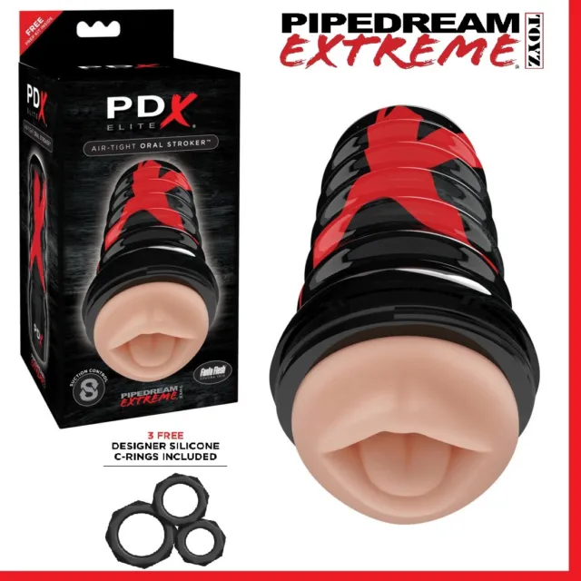 Sex Adult Toy Masturbatori Realistico Bocca PDX Elite Air Tight Oral Stroker