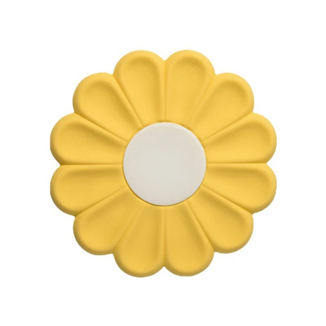 Posajos de taza, flexible, fácil de limpiar, ultra grueso, floral