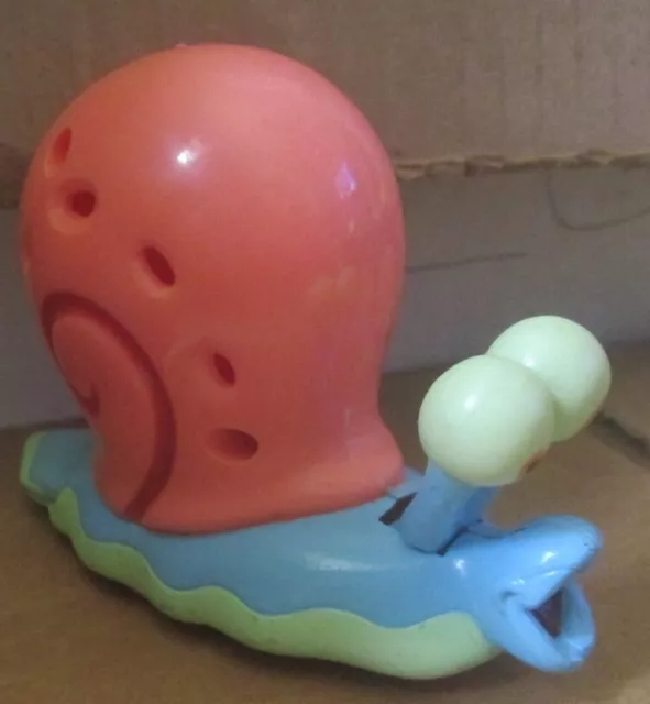 2001 Burger King Spongebob Squarepants GARY The Snail Figure rolling toy 4" long