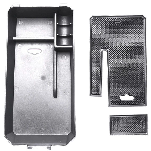 Console Centrale/accoudoir De Rangement Pour Mercedes Classe S W221 (2005-2013) – Plastique Beige, Installation Adhésive