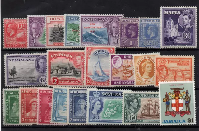 British Commonwealth fine mint unchecked collection WS30440