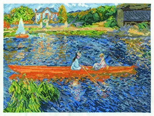 DMC The National Gallery-Renoir-The Skiff, Multi Colour, 12 Inches x 9 Inches