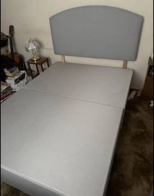 SILENT NIGHT DOUBLE divan bed and headboard and mattress £156.70 ...