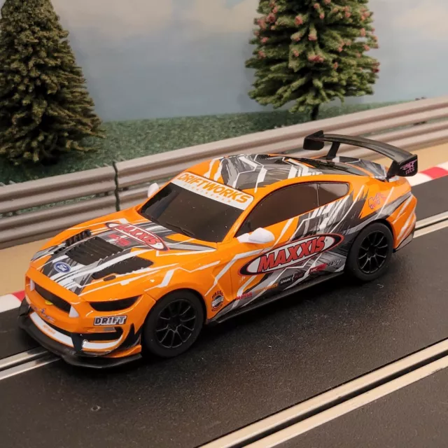 Scalextric 1:32 Drift Car - Orange Ford Mustang GT4