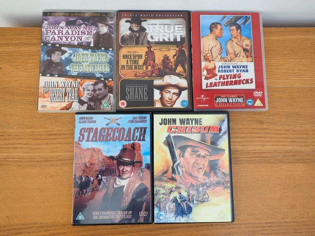 JOHN WAYNE DVD BUNDLE 9 Films in total EUR 10,48 - PicClick IT