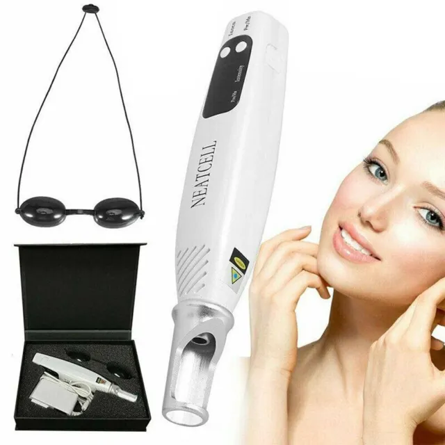 Lápiz láser de picosegundos portátil dispositivo de eliminación de marca de nacimiento dispositivo de belleza de la piel