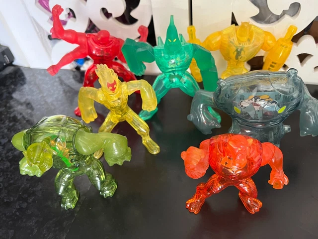 SET OF 7 BEN 10 Figures Collectable 2011 McDonalds Happy
