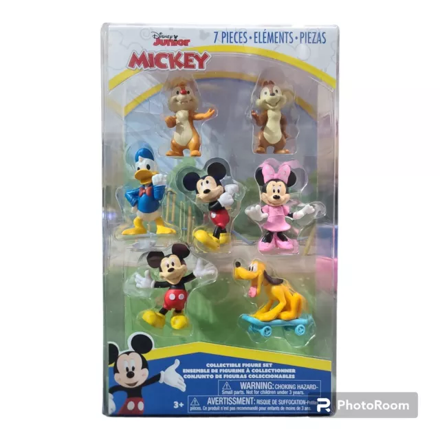 NEW Disney Junior Mickey Mouse 7-Piece Collectable Figure Set Brand New