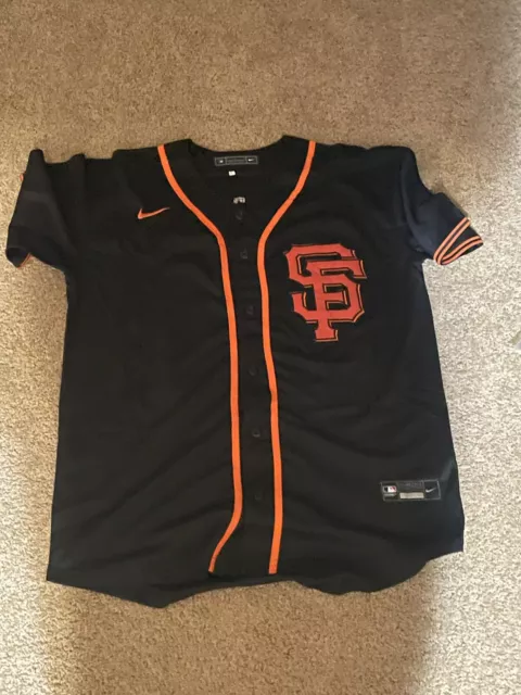 NWT San Francisco Giants Jung Hoo Lee Black Mens Large Jersey Stitched