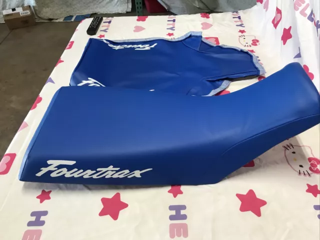 Honda Trx250R Seat Cover Fourtrax 1987 To 1988 Model Seat Cover Blue (H*-265)