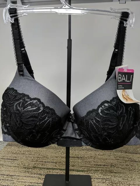 Bali 3820 Double Support Full Coverage Wireless Bra - 34D, Nude