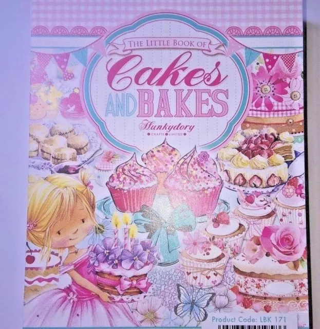 24 x A6 TOPPERS FROM HUNKYDORY - LITTLE BOOK OF CAKES AND BAKES CARDMAKING CRAFT