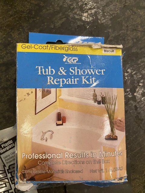 Gelcoat Products 58-204 Tub and Shower Repair Kit - Biscuit