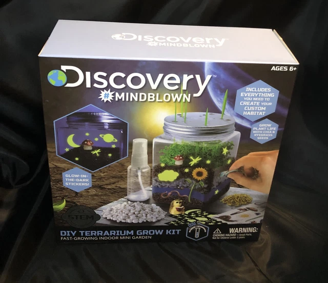 DISCOVERY MINDBLOWN DIY Terrarium Grow Kit FastGrowing Indoor Mini