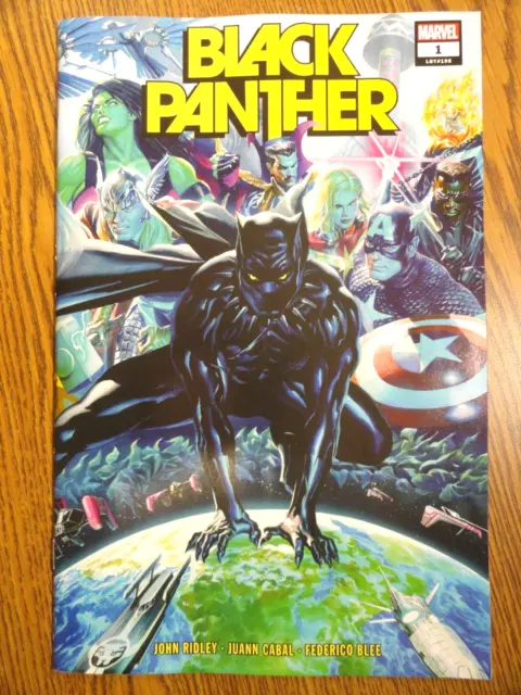 Noir Panther #1 Alex Ross Un Housse Wakanda Empire Clé 1st Motif 198 Marvel Mcu