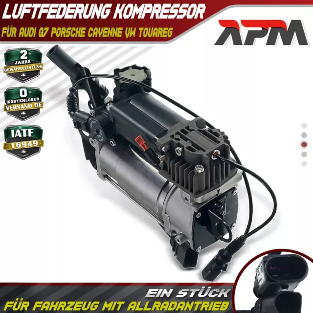 Kompressor Luftfahrwerk für Audi Q7 4LB Porsche Cayenne 955 VW Touareg 7L 02-15