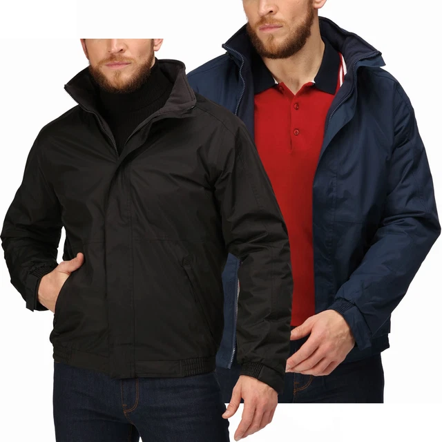 Regatta Professional Mens Dover Fleece Lined Waterproof Bomber Jacket Coat