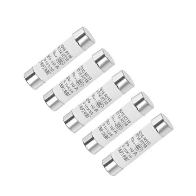 Fusible Cartouche 10A 500V 10x38mm Rapide Amplificateur Voiture Céramique 5Pcs