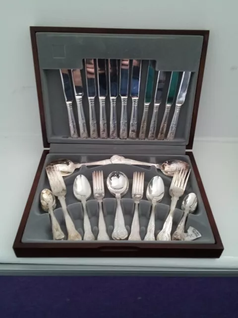 Viners Vintage 49 Piece Silver Plate EPNS Cutlery Set