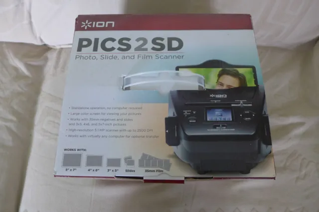 Ion PICS 2 SD Dia-, Foto- & Negativ-Scanner für Scan auf SD-Karte