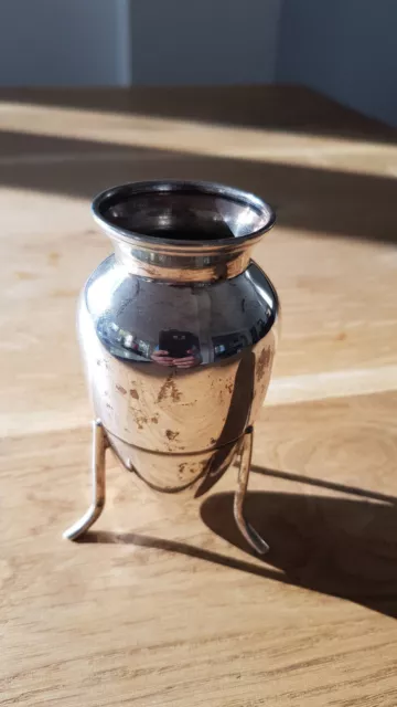 Silber Vase Antik 11 cm gepunzt 