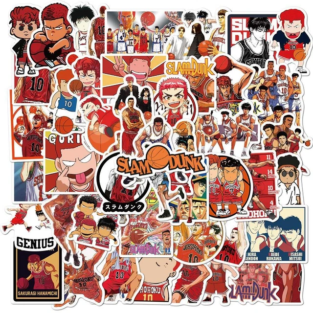 FOR Slam Dunk Sticker 100 Set for Slam Dunk Notebook Seal Waterproof Vinyl Anime