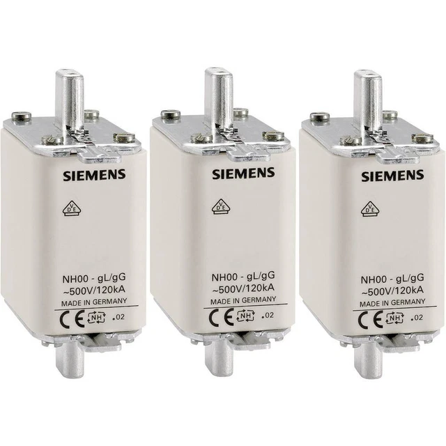 Siemens 3NA3820 Fusible NH Taille du fusible = 000 50 A 500 V/AC, 250 V/AC 3